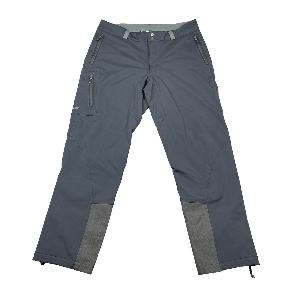 Outdoor Research Cirque II Mens XL Black SoftShell Hiking Snow Cargo Pants